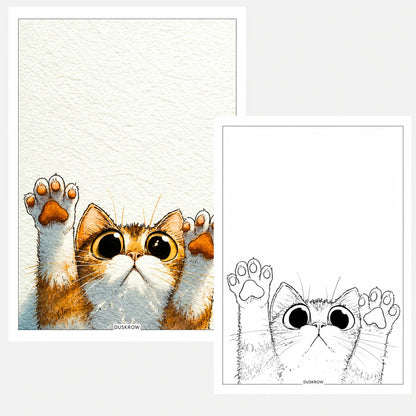Duskrow | 20 Cute Pet Watercolor Coloring Pages (PDF) | gallery 06