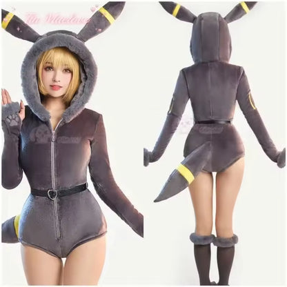 Umbreon Hooded Cosplay Bodysuit