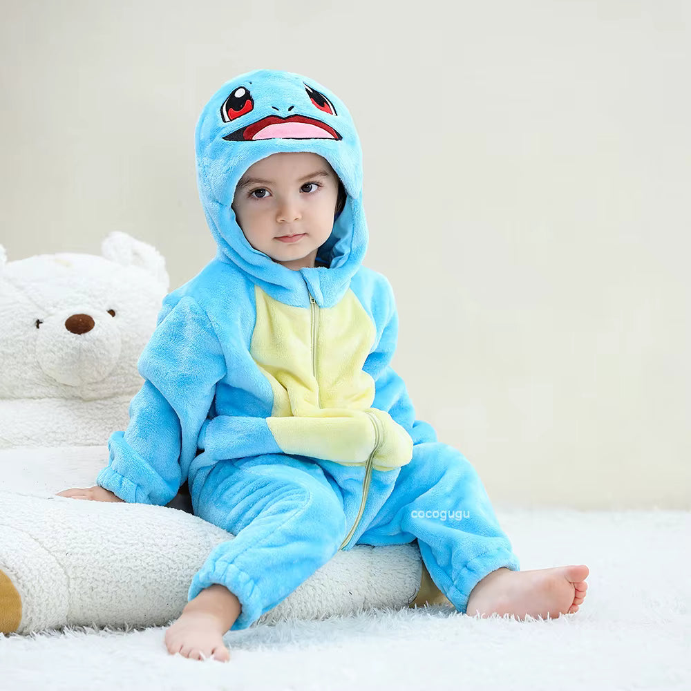 Squirtle Costume Baby 0-3 Years | Pokemon Onesie Unisex Boys Girls