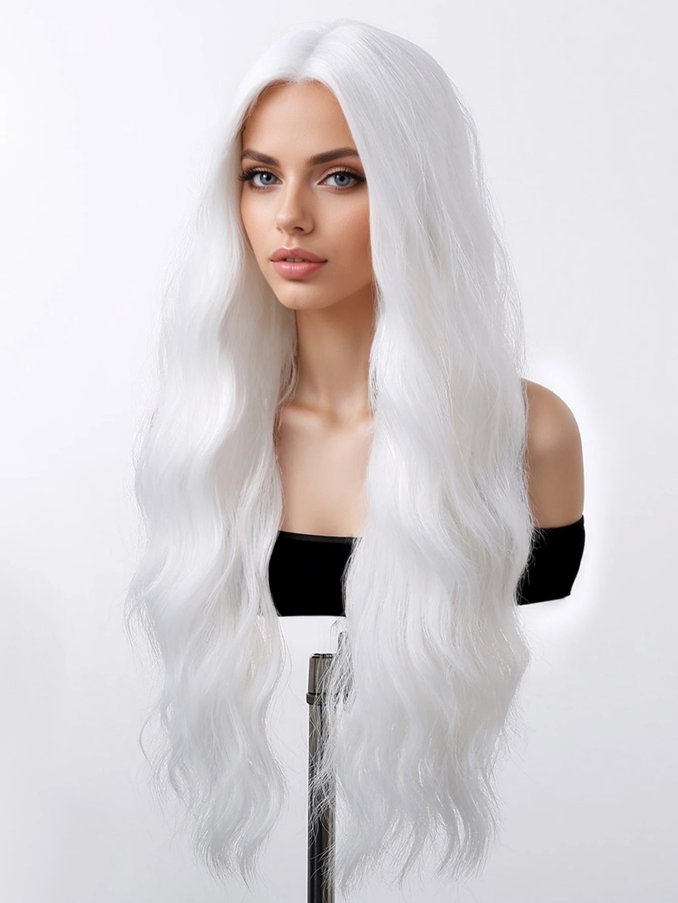 Wig curl texture detail