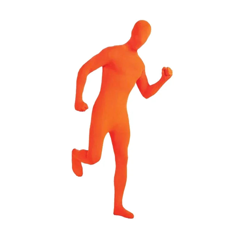 Zentai suit hood detail