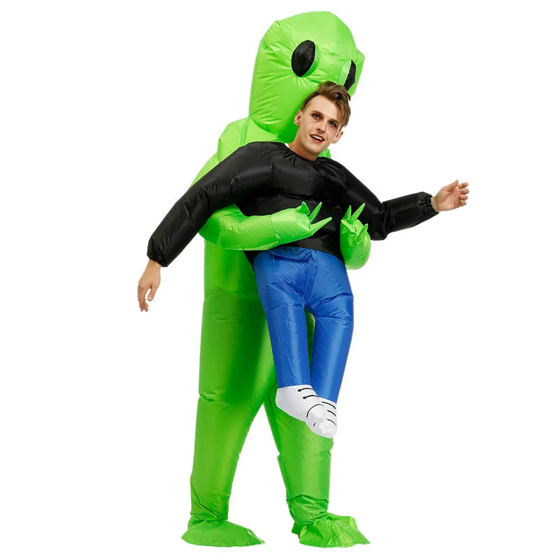 Alien abduction illusion costume worn