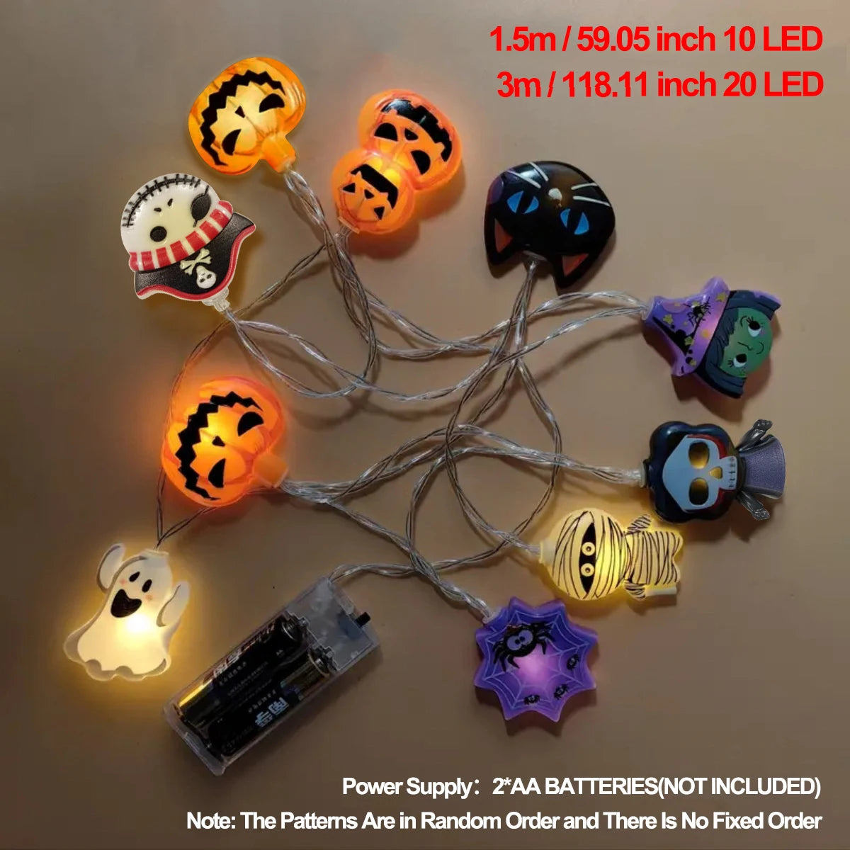 Pumpkin LED string lights