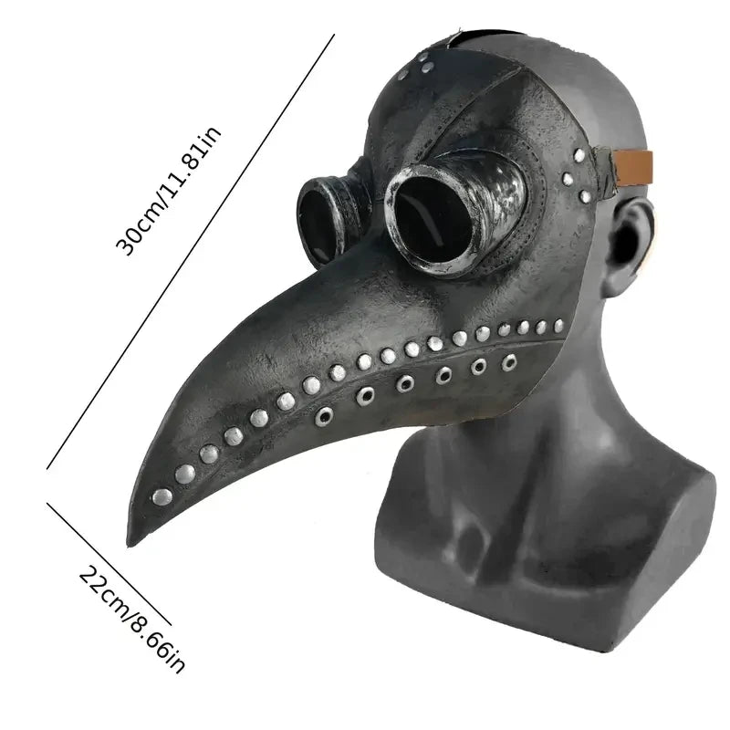 Plague doctor mask eye ring detail
