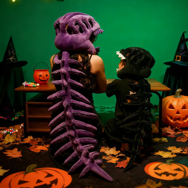 Dinosaur skeleton costume rib detail