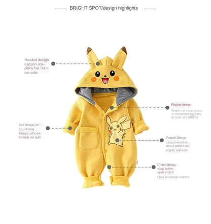 Pokémon Baby Winter Onesie Pajamas