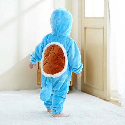 Squirtle Costume Baby 0-3 Years | Pokemon Onesie Unisex Boys Girls