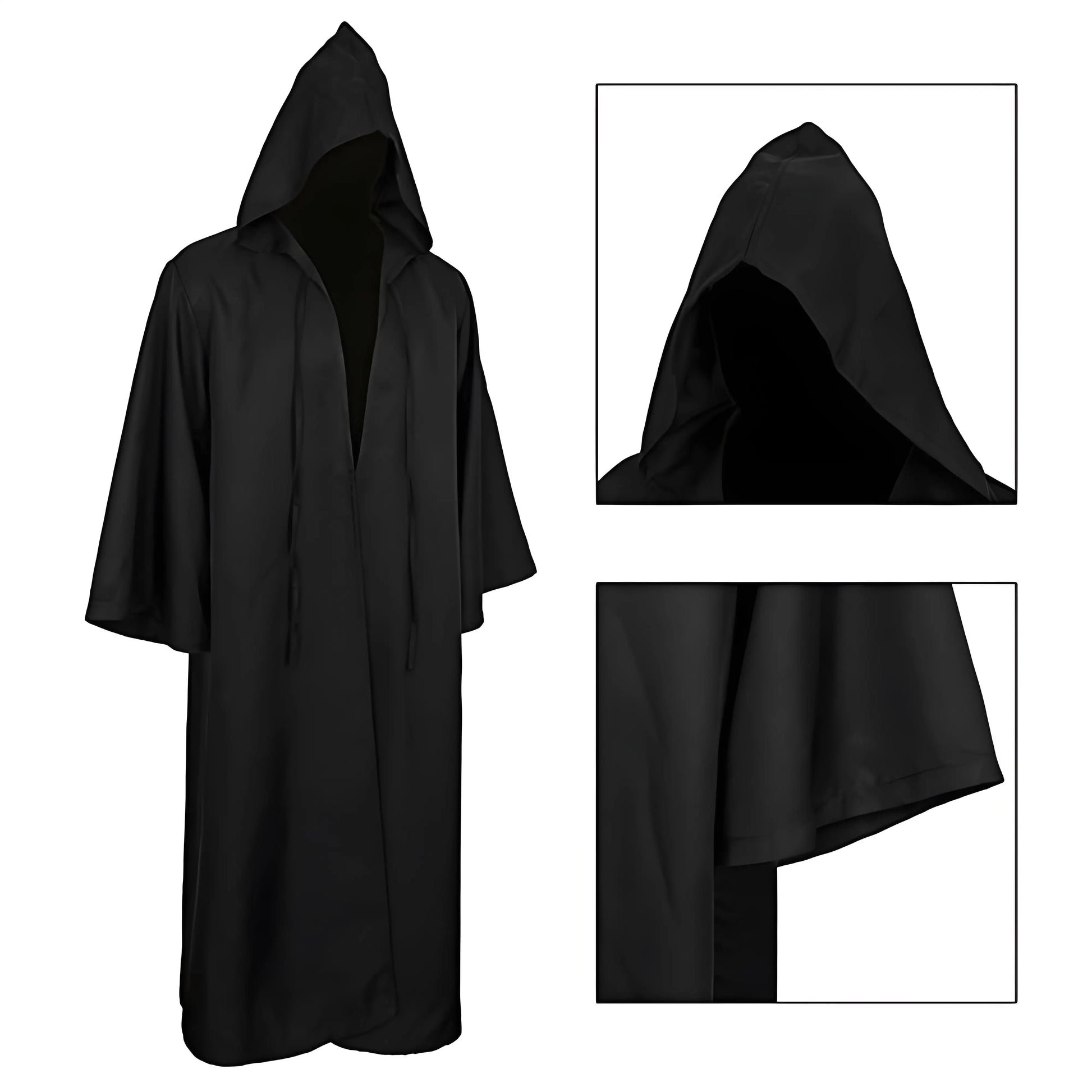 Hooded cloak size chart adult and kids