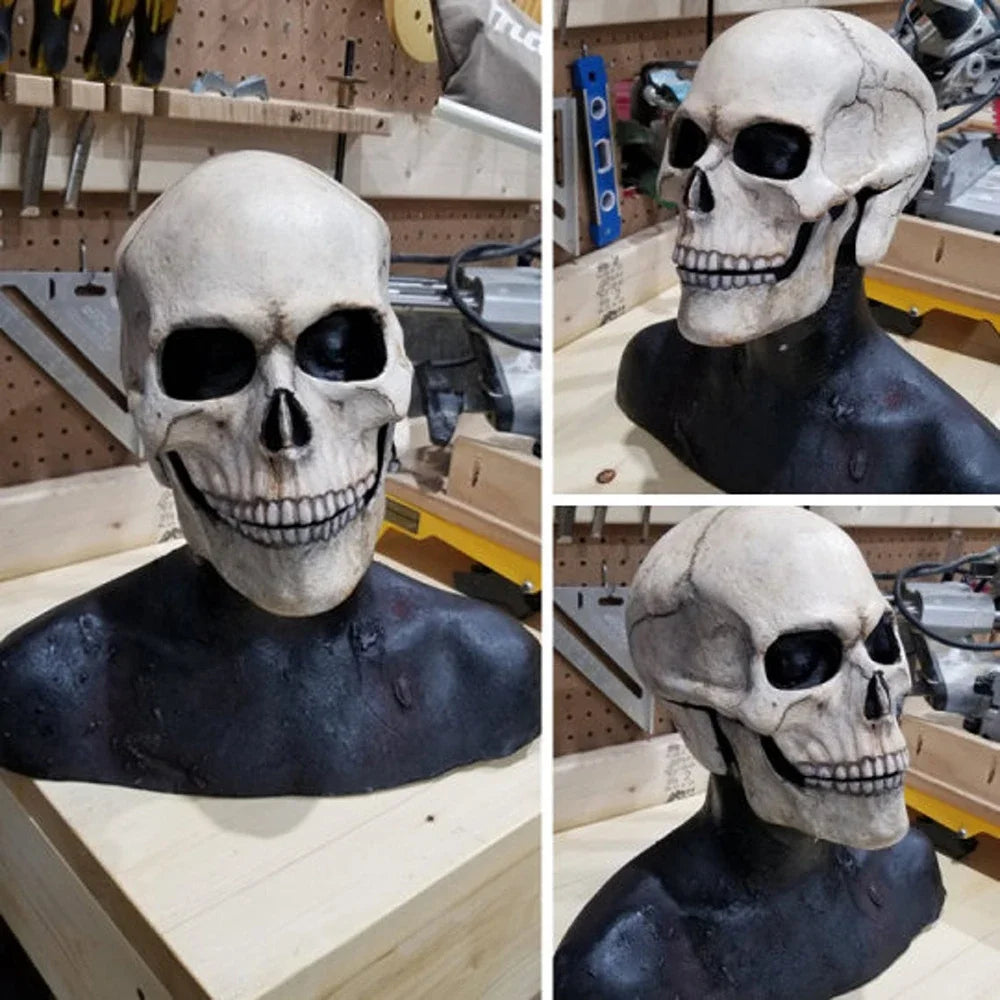 Skull mask side profile