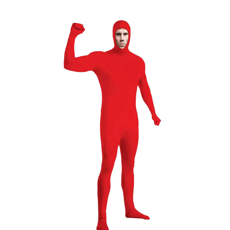 Zentai bodysuit worn full length