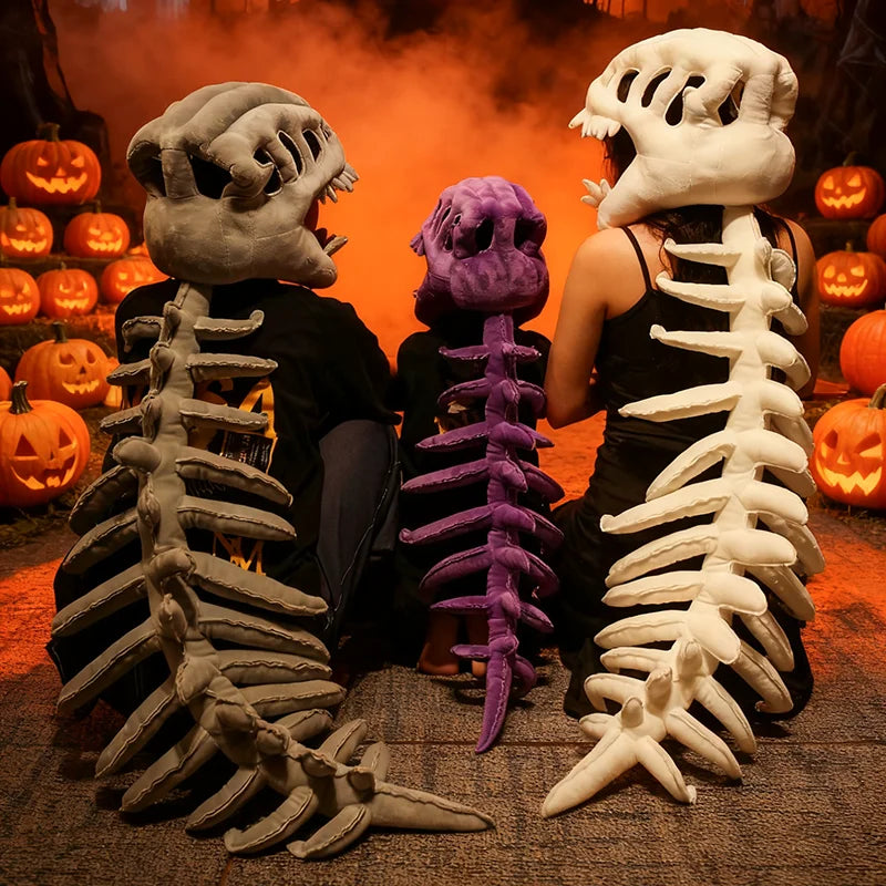 Dinosaur skeleton suit worn full body