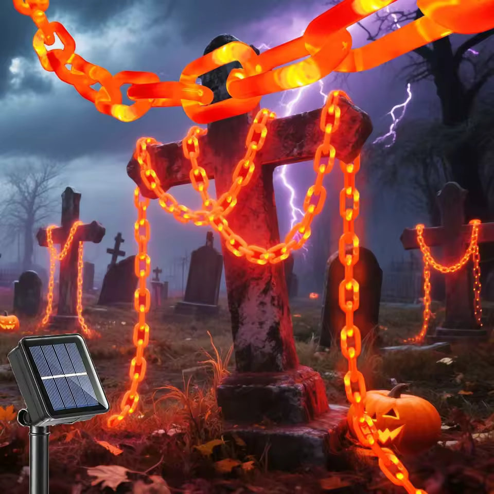 Halloween chain string lights — view 2
