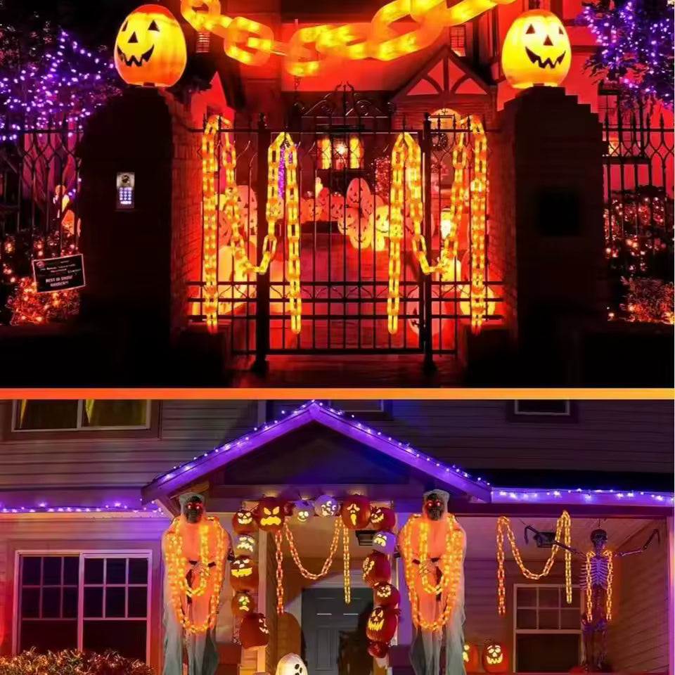 Halloween chain string lights — view 5