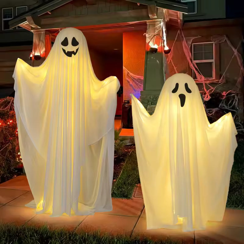 Standing glow-in-the-dark Halloween ghost — view 3