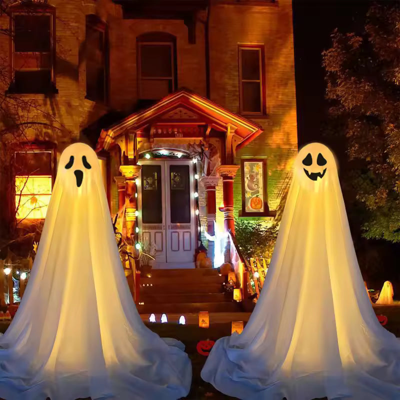 Standing glow-in-the-dark Halloween ghost — view 4