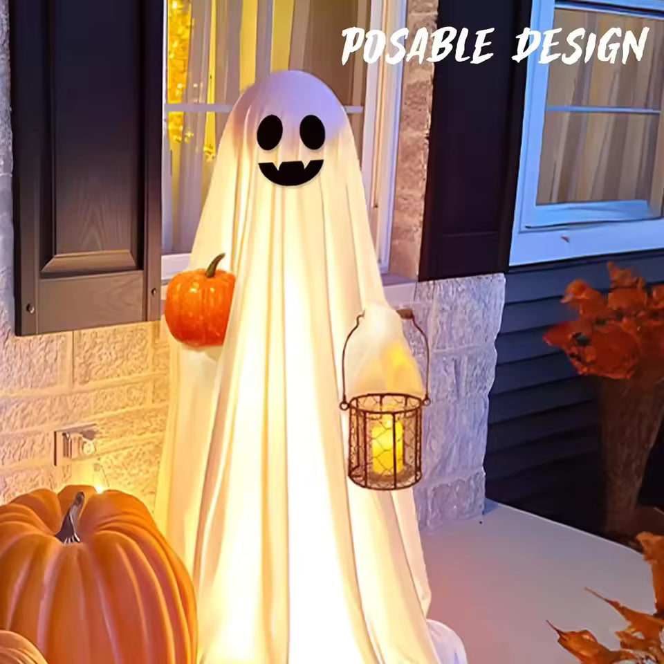 Standing glow-in-the-dark Halloween ghost — view 5