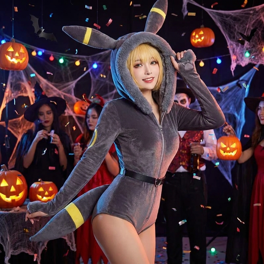 Umbreon Hooded Cosplay Bodysuit