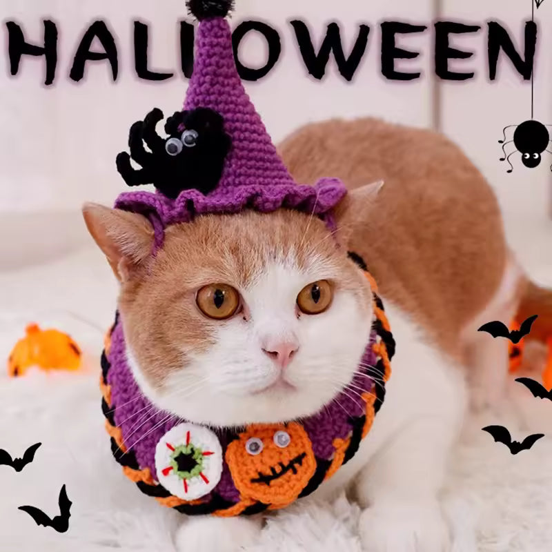 Halloween pet scarf collar — view 3