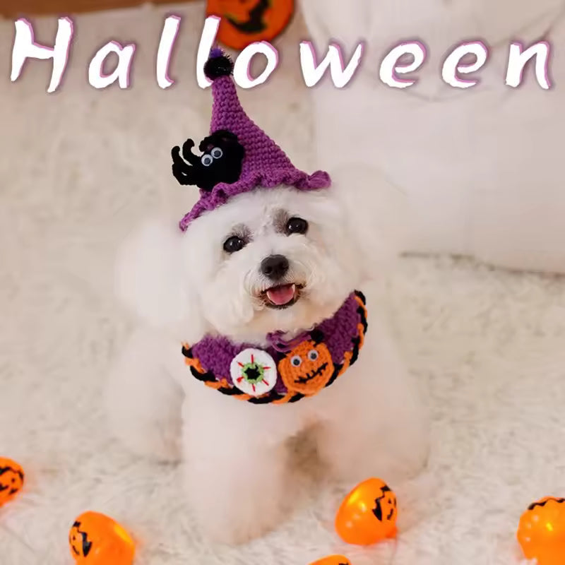 Halloween pet scarf collar — view 4