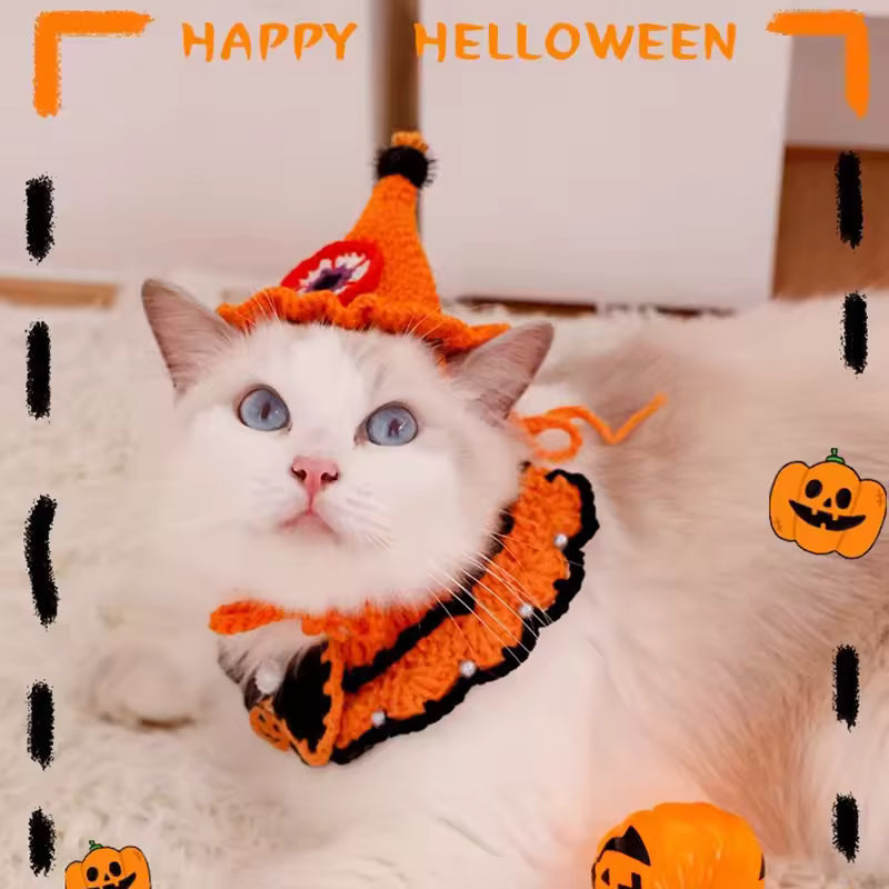 Halloween pet scarf collar — view 5